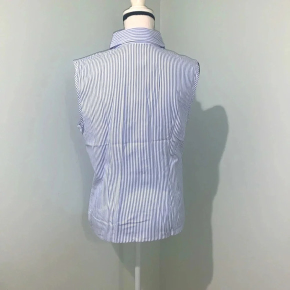 PREMIUM EMBROIDERY BEADED
DETAIL STRIPED PRINT BLOUSE - Picture 6 of 6